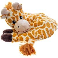Los mejores  - Habibi Plush Premium 1743 - Cojín cervical con forma de jirafa con cojín de granos extraíble-almohadilla de calor para…